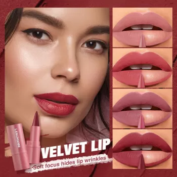 Langmanni Lipstick & Lip Line Matte 6 Colors Langmanni Lipstick & Lip Line Matte 6 Colors