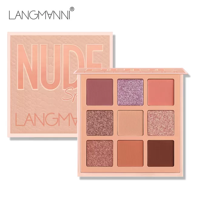 Langmanni Eyeshadow Palette 9 Color Eye Shadow Beauty